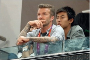 Beckham in China 2